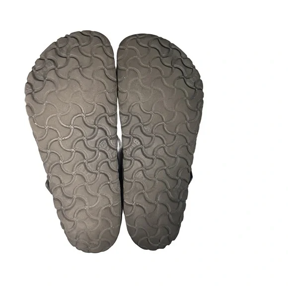 Birkenstock Size 37 Gizeh Essentials EVA in Black Thong Footbed Sandal - Picture 10 of 13